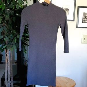 Grey 3/4 sleeve dress